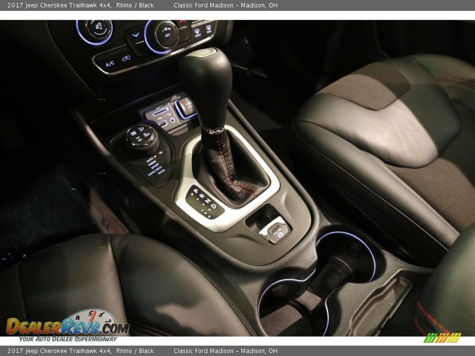 2017 Jeep Cherokee Trailhawk 4x4 Rhino / Black Photo #18