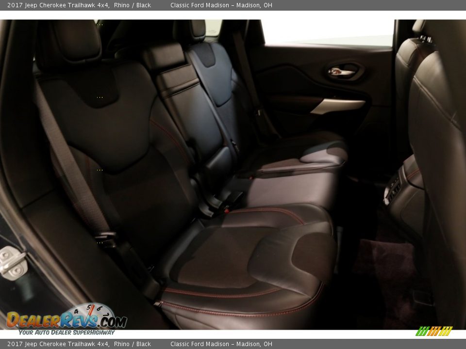 2017 Jeep Cherokee Trailhawk 4x4 Rhino / Black Photo #20