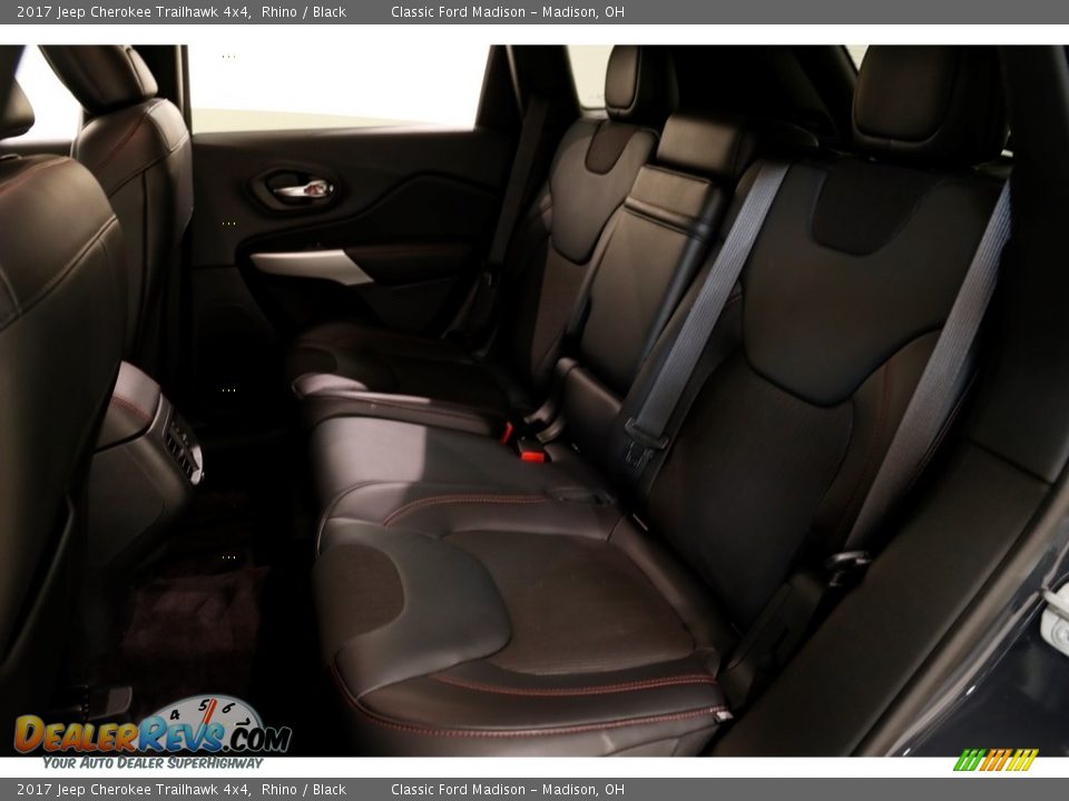 2017 Jeep Cherokee Trailhawk 4x4 Rhino / Black Photo #21