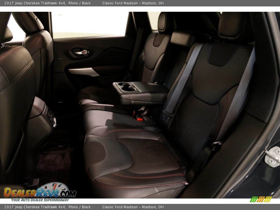 2017 Jeep Cherokee Trailhawk 4x4 Rhino / Black Photo #22