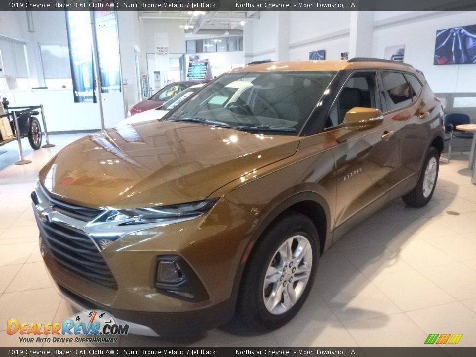 2019 Chevrolet Blazer 3.6L Cloth AWD Sunlit Bronze Metallic / Jet Black Photo #1
