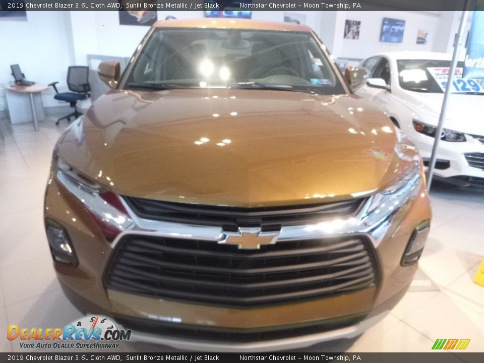 2019 Chevrolet Blazer 3.6L Cloth AWD Sunlit Bronze Metallic / Jet Black Photo #3