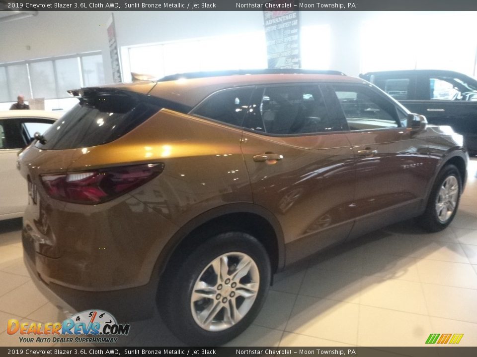 2019 Chevrolet Blazer 3.6L Cloth AWD Sunlit Bronze Metallic / Jet Black Photo #7