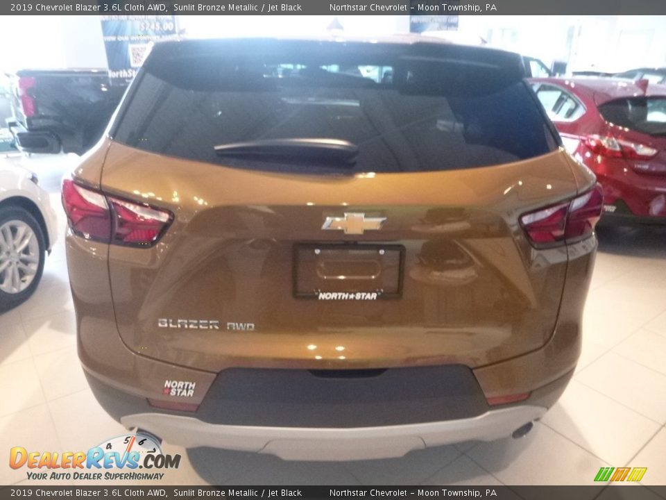 2019 Chevrolet Blazer 3.6L Cloth AWD Sunlit Bronze Metallic / Jet Black Photo #8