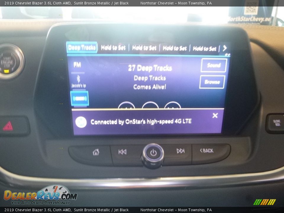 2019 Chevrolet Blazer 3.6L Cloth AWD Sunlit Bronze Metallic / Jet Black Photo #16