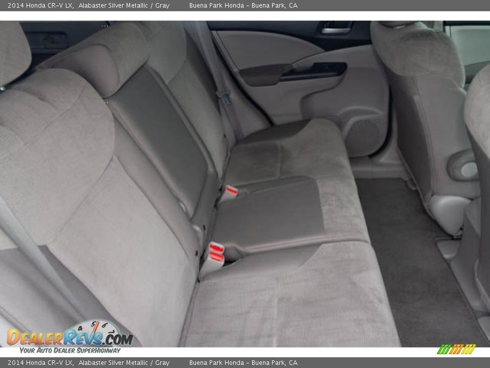 2014 Honda CR-V LX Alabaster Silver Metallic / Gray Photo #15