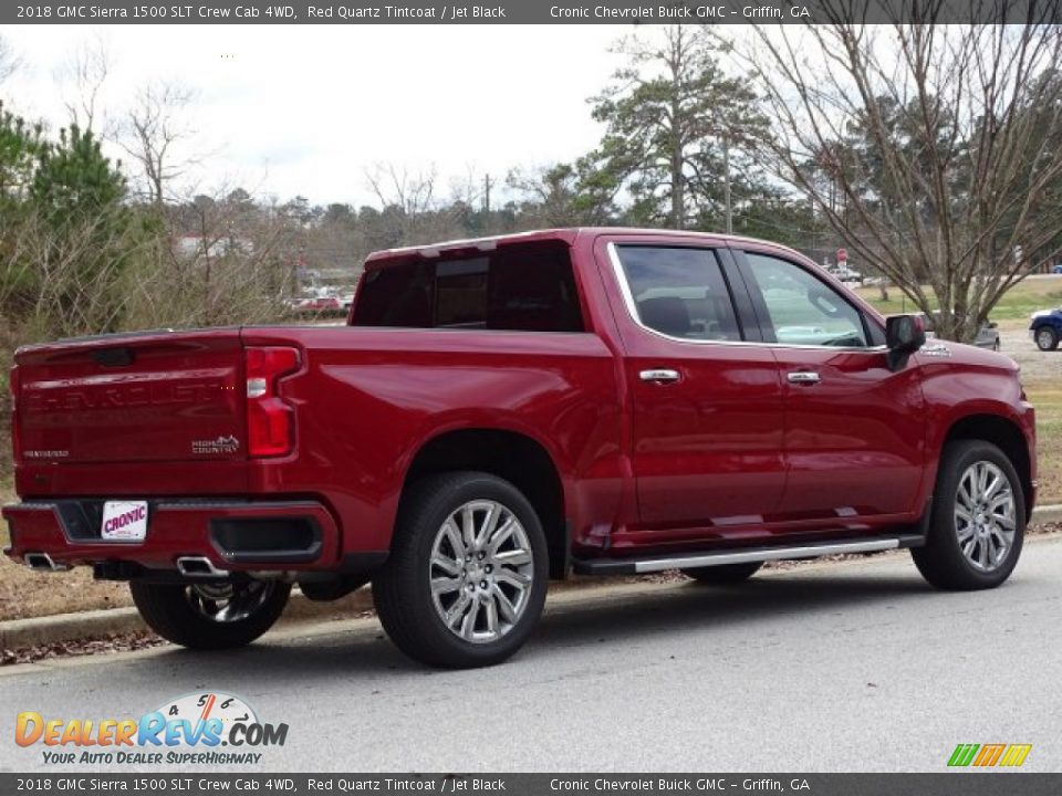 2018 GMC Sierra 1500 SLT Crew Cab 4WD Red Quartz Tintcoat / Jet Black Photo #3