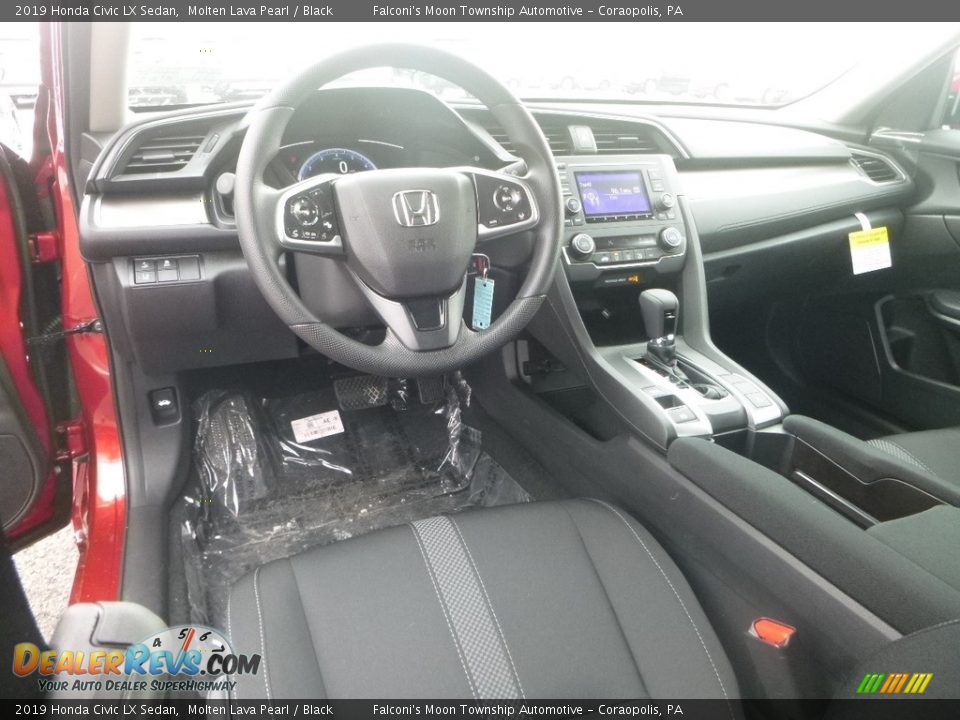 Front Seat of 2019 Honda Civic LX Sedan Photo #11