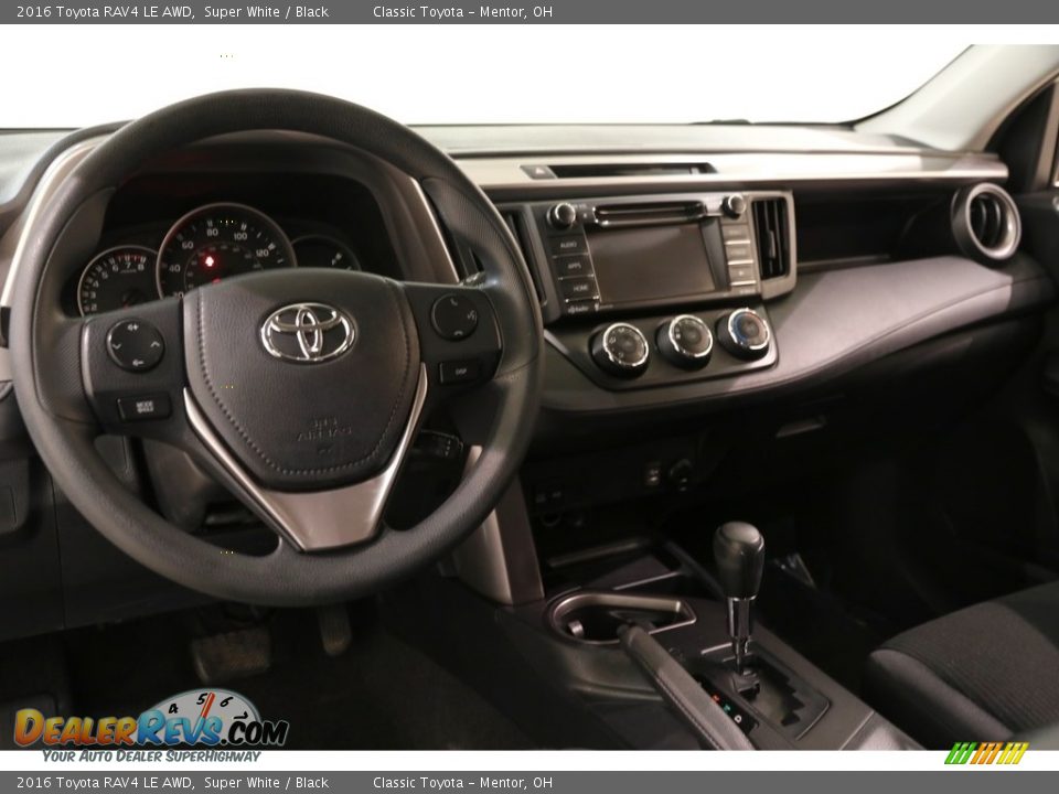 2016 Toyota RAV4 LE AWD Super White / Black Photo #6