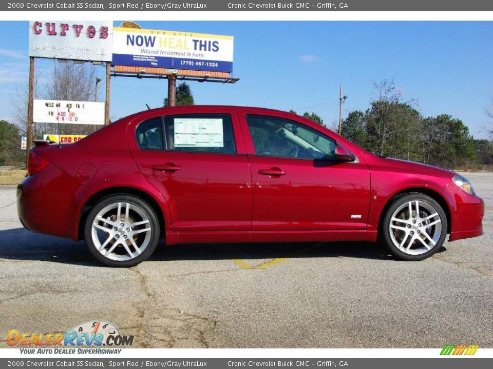 2009 Chevrolet Cobalt SS Sedan Sport Red / Ebony/Gray UltraLux Photo #5