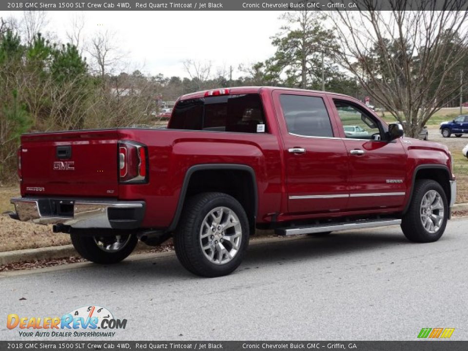 2018 GMC Sierra 1500 SLT Crew Cab 4WD Red Quartz Tintcoat / Jet Black Photo #3