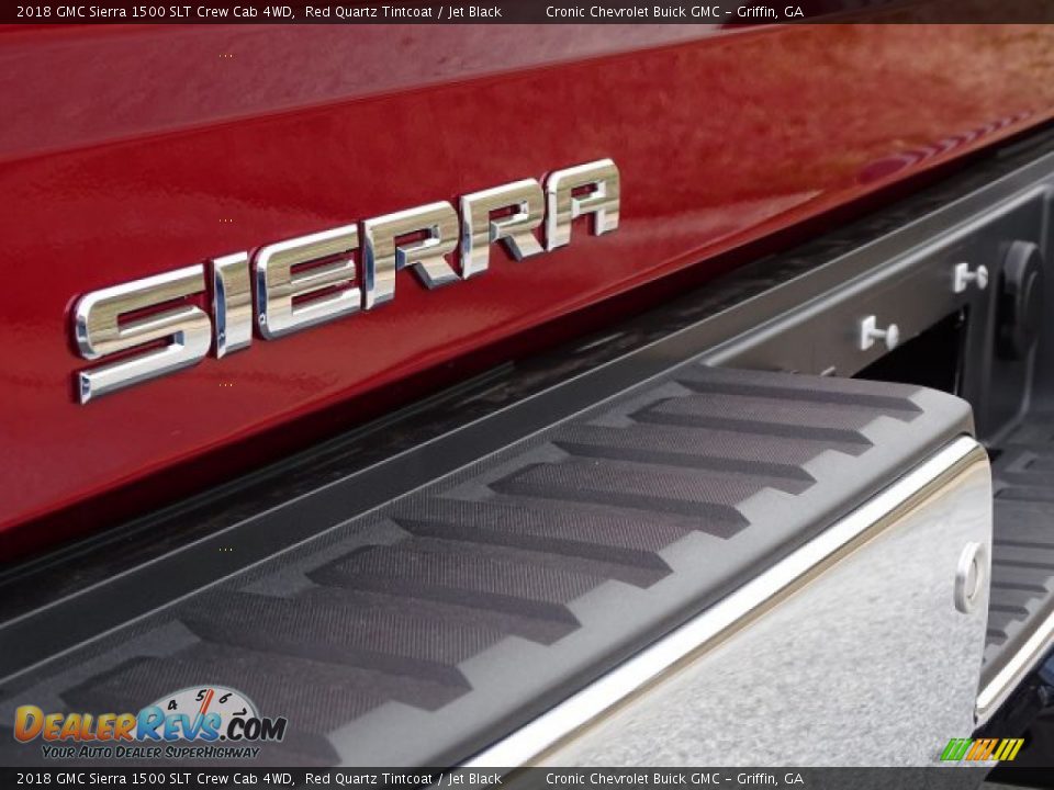 2018 GMC Sierra 1500 SLT Crew Cab 4WD Red Quartz Tintcoat / Jet Black Photo #4