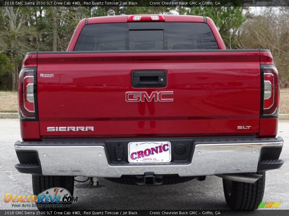 2018 GMC Sierra 1500 SLT Crew Cab 4WD Red Quartz Tintcoat / Jet Black Photo #5