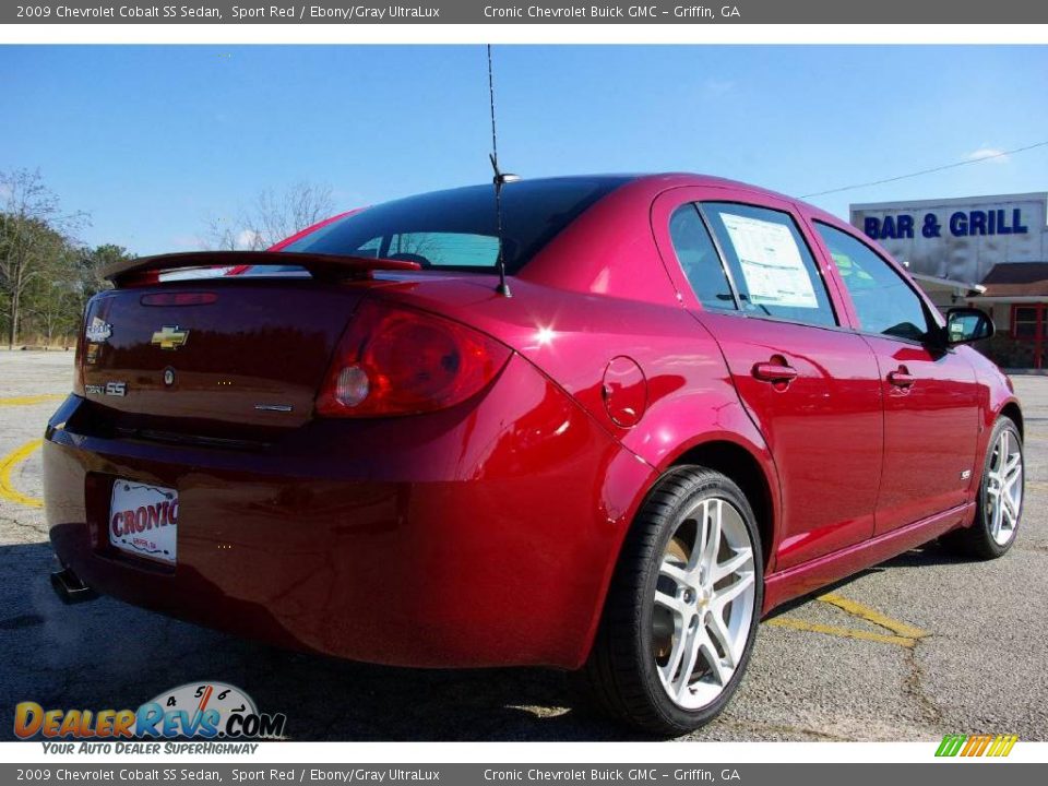 2009 Chevrolet Cobalt SS Sedan Sport Red / Ebony/Gray UltraLux Photo #6