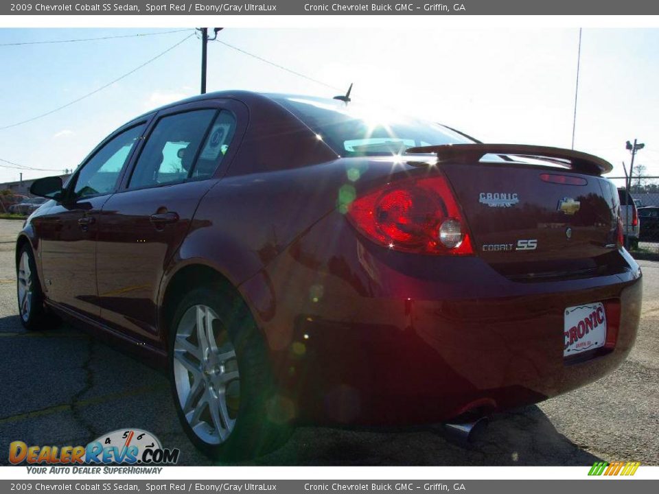 2009 Chevrolet Cobalt SS Sedan Sport Red / Ebony/Gray UltraLux Photo #8