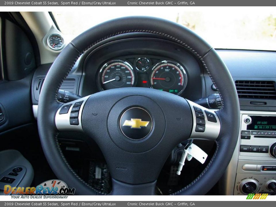 2009 Chevrolet Cobalt SS Sedan Sport Red / Ebony/Gray UltraLux Photo #18