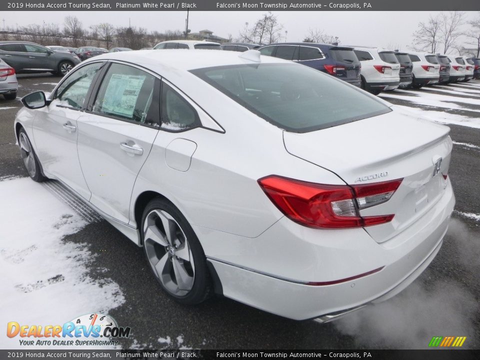 2019 Honda Accord Touring Sedan Platinum White Pearl / Black Photo #2