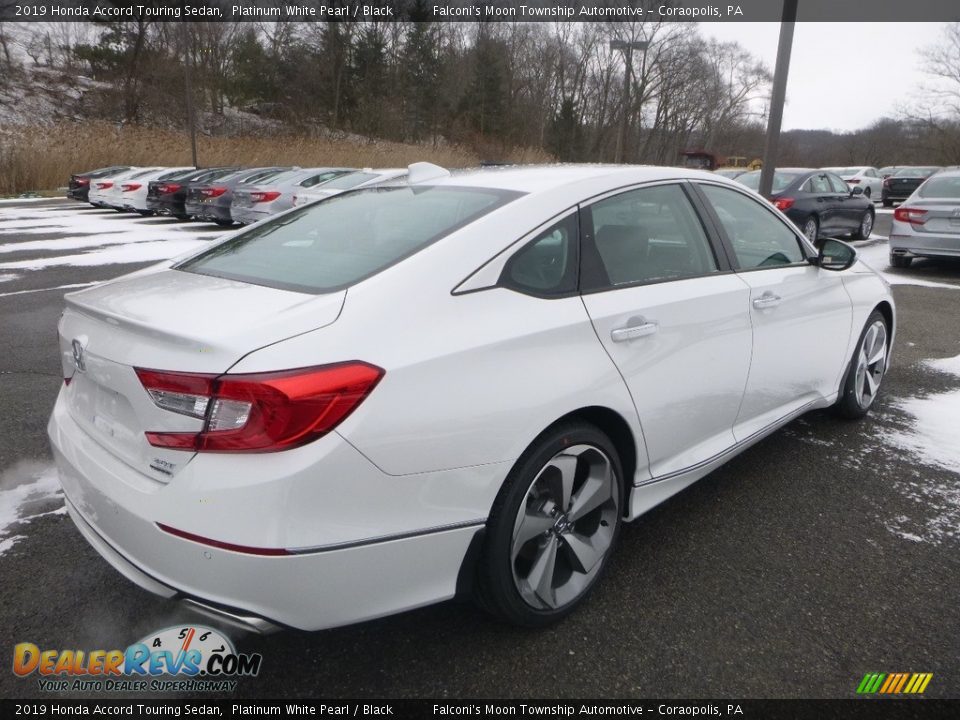 2019 Honda Accord Touring Sedan Platinum White Pearl / Black Photo #4