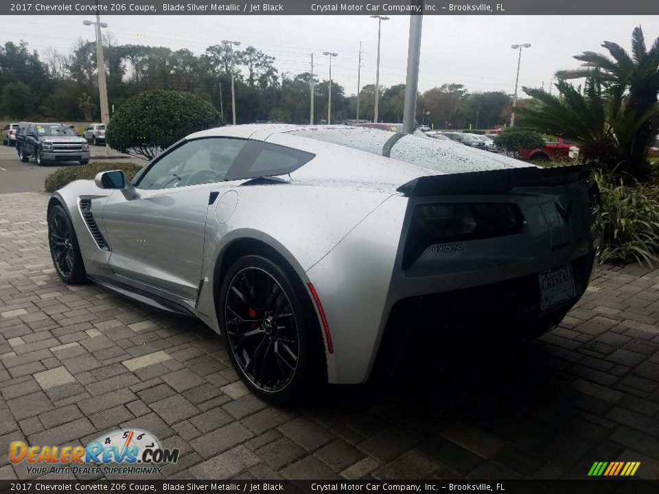 2017 Chevrolet Corvette Z06 Coupe Blade Silver Metallic / Jet Black Photo #3