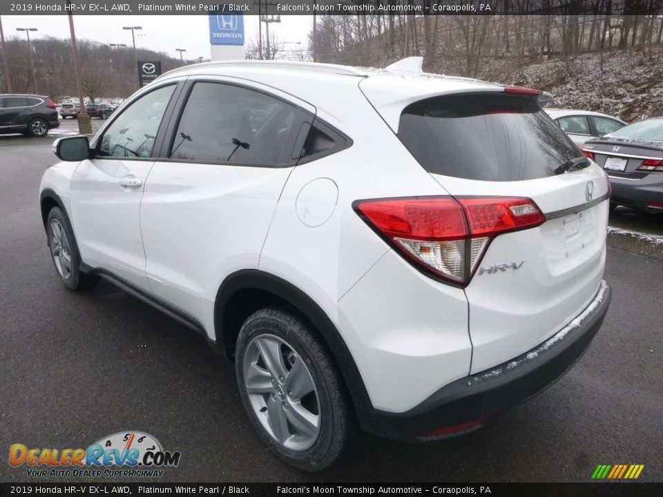 2019 Honda HR-V EX-L AWD Platinum White Pearl / Black Photo #3