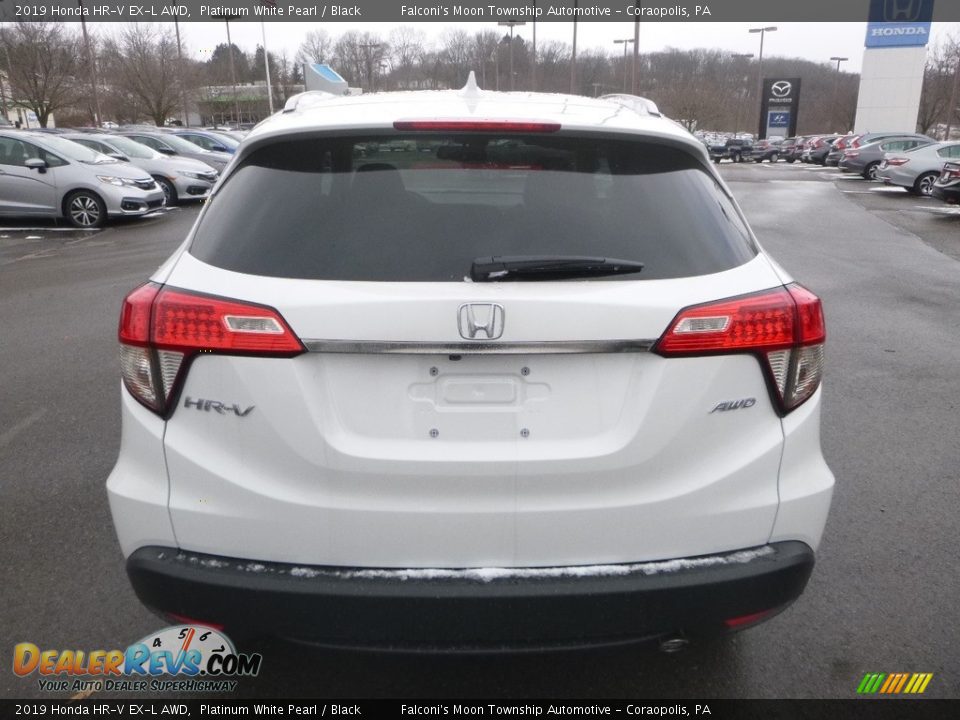 2019 Honda HR-V EX-L AWD Platinum White Pearl / Black Photo #4