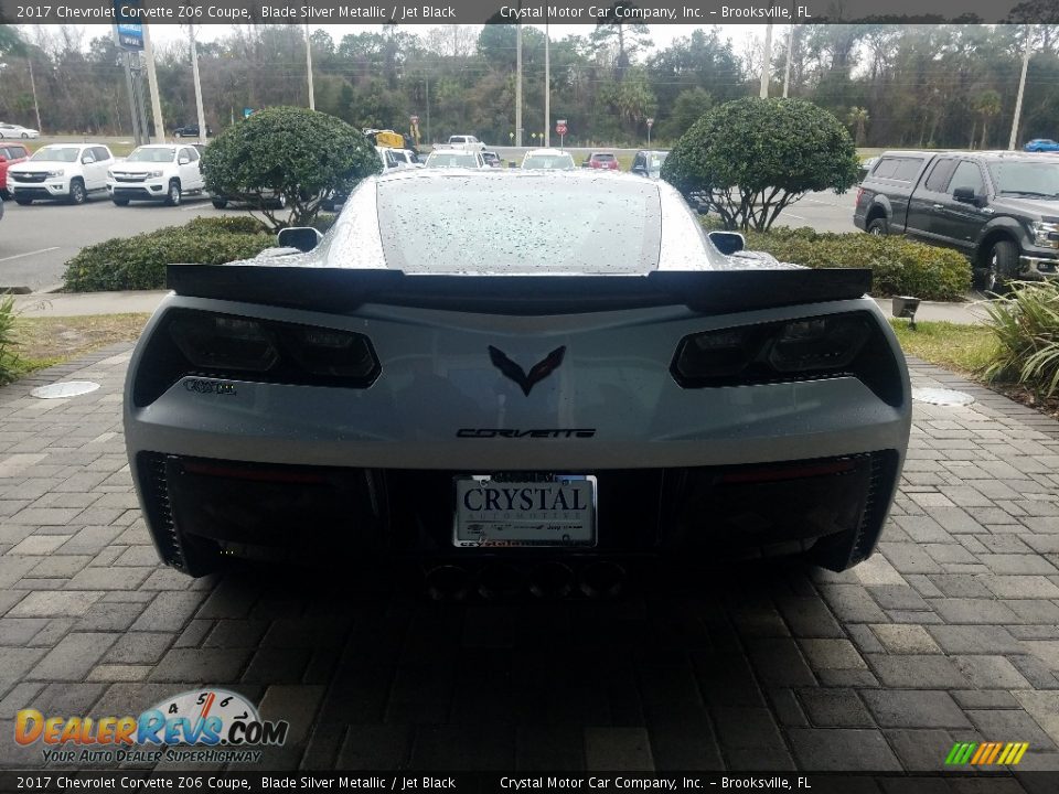 2017 Chevrolet Corvette Z06 Coupe Blade Silver Metallic / Jet Black Photo #4