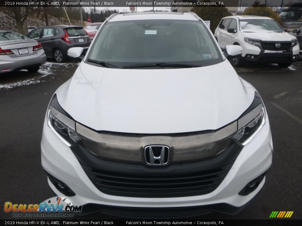 2019 Honda HR-V EX-L AWD Platinum White Pearl / Black Photo #7