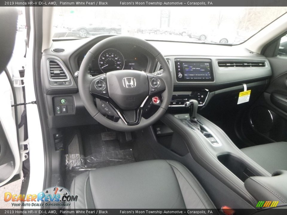 2019 Honda HR-V EX-L AWD Platinum White Pearl / Black Photo #10