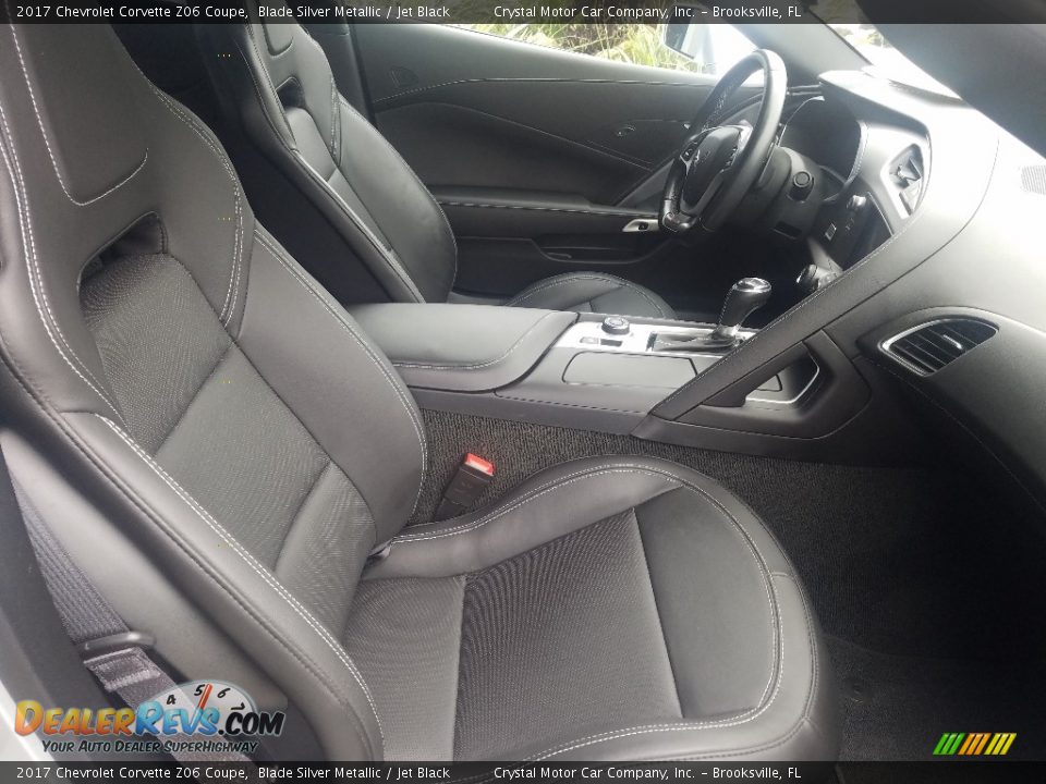 2017 Chevrolet Corvette Z06 Coupe Blade Silver Metallic / Jet Black Photo #9