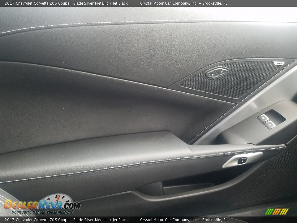 2017 Chevrolet Corvette Z06 Coupe Blade Silver Metallic / Jet Black Photo #13