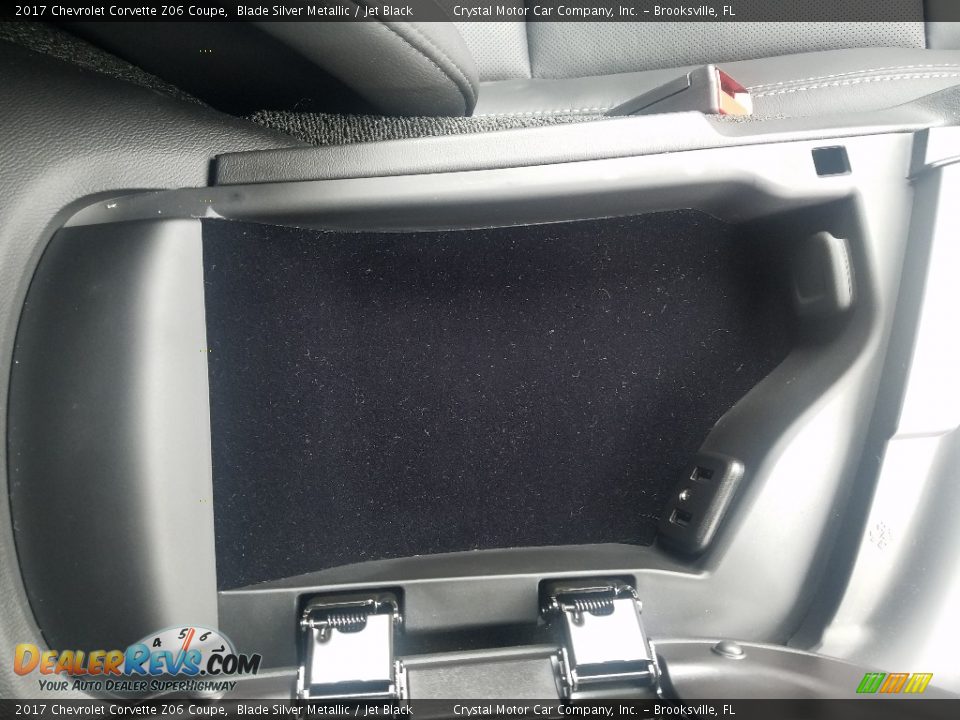 2017 Chevrolet Corvette Z06 Coupe Blade Silver Metallic / Jet Black Photo #14