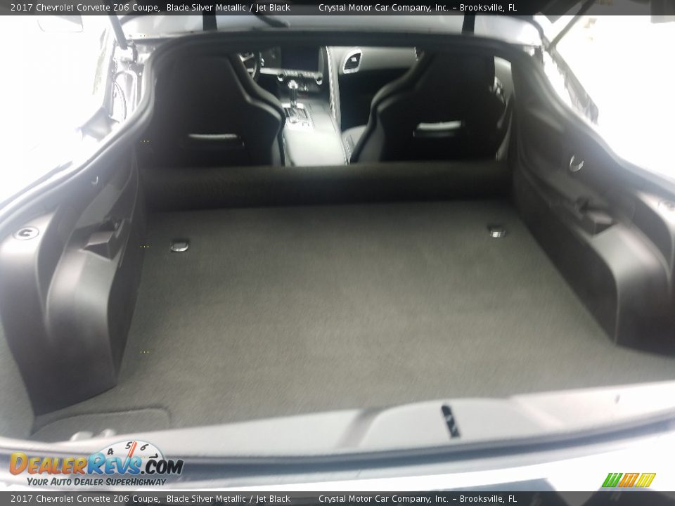 2017 Chevrolet Corvette Z06 Coupe Blade Silver Metallic / Jet Black Photo #15