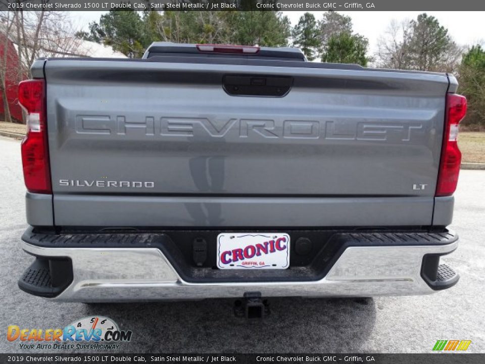 2019 Chevrolet Silverado 1500 LT Double Cab Satin Steel Metallic / Jet Black Photo #6