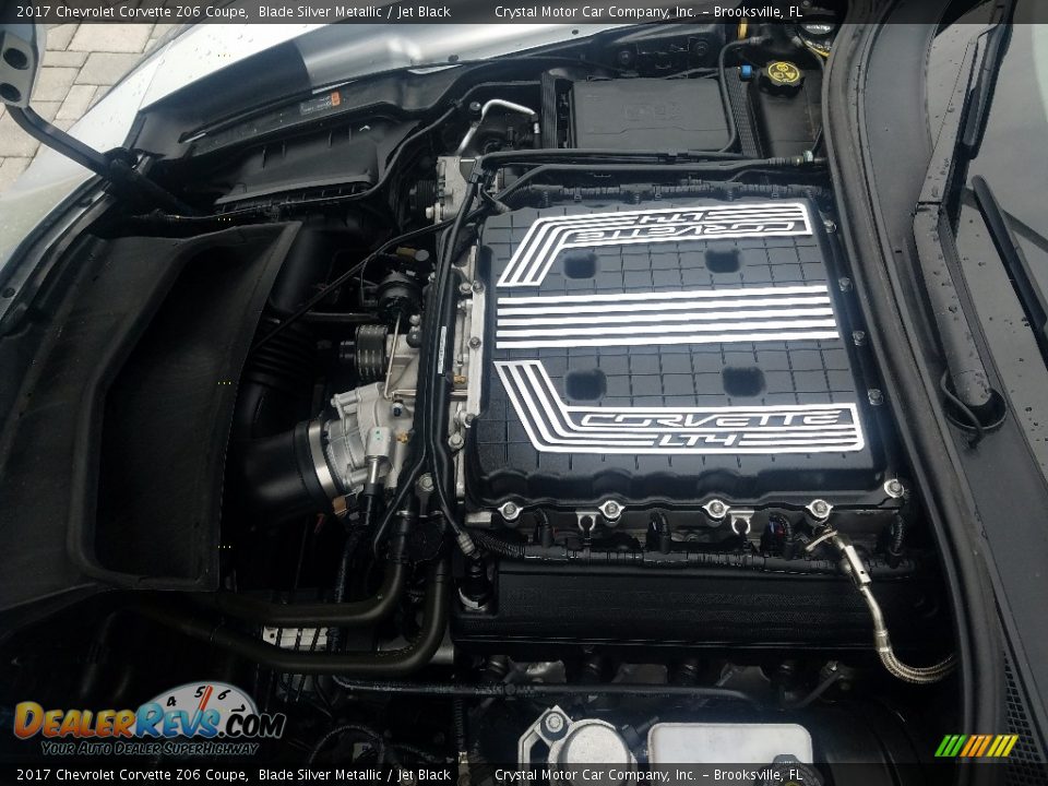 2017 Chevrolet Corvette Z06 Coupe Blade Silver Metallic / Jet Black Photo #17