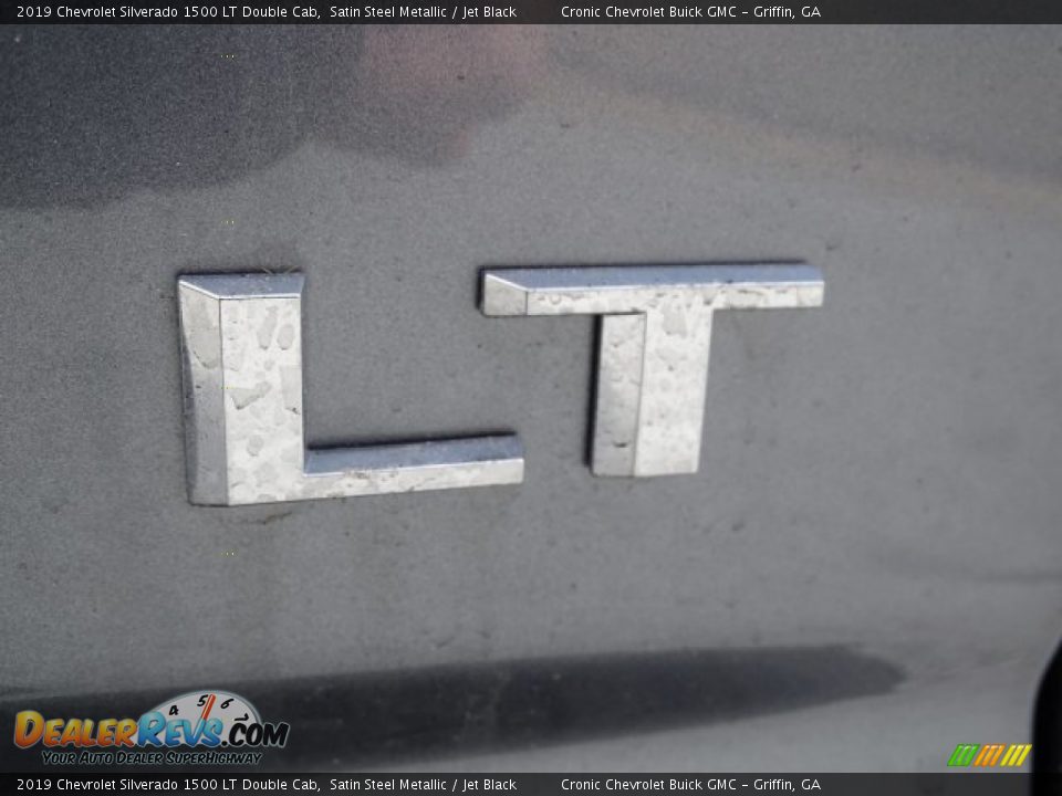 2019 Chevrolet Silverado 1500 LT Double Cab Satin Steel Metallic / Jet Black Photo #9