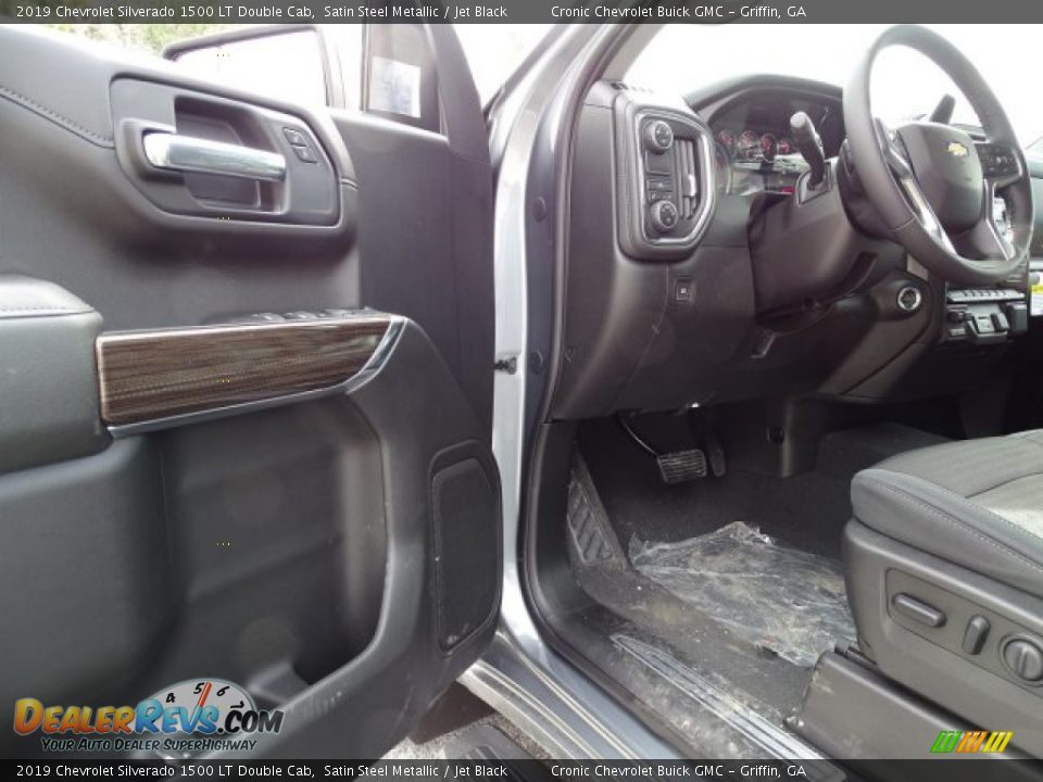 2019 Chevrolet Silverado 1500 LT Double Cab Satin Steel Metallic / Jet Black Photo #11
