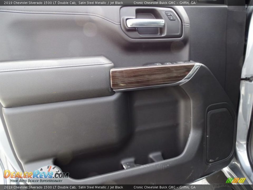 2019 Chevrolet Silverado 1500 LT Double Cab Satin Steel Metallic / Jet Black Photo #12