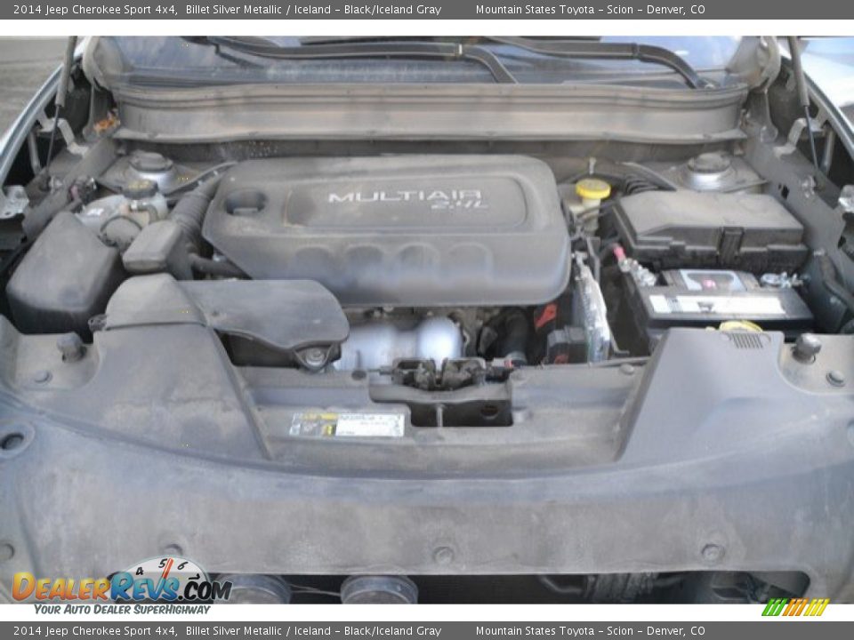 2014 Jeep Cherokee Sport 4x4 Billet Silver Metallic / Iceland - Black/Iceland Gray Photo #9