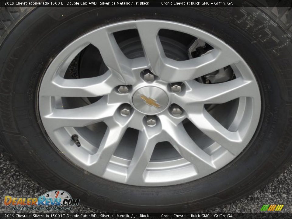 2019 Chevrolet Silverado 1500 LT Double Cab 4WD Silver Ice Metallic / Jet Black Photo #23