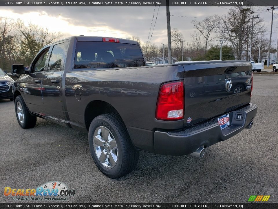 2019 Ram 1500 Classic Express Quad Cab 4x4 Granite Crystal Metallic / Black/Diesel Gray Photo #4