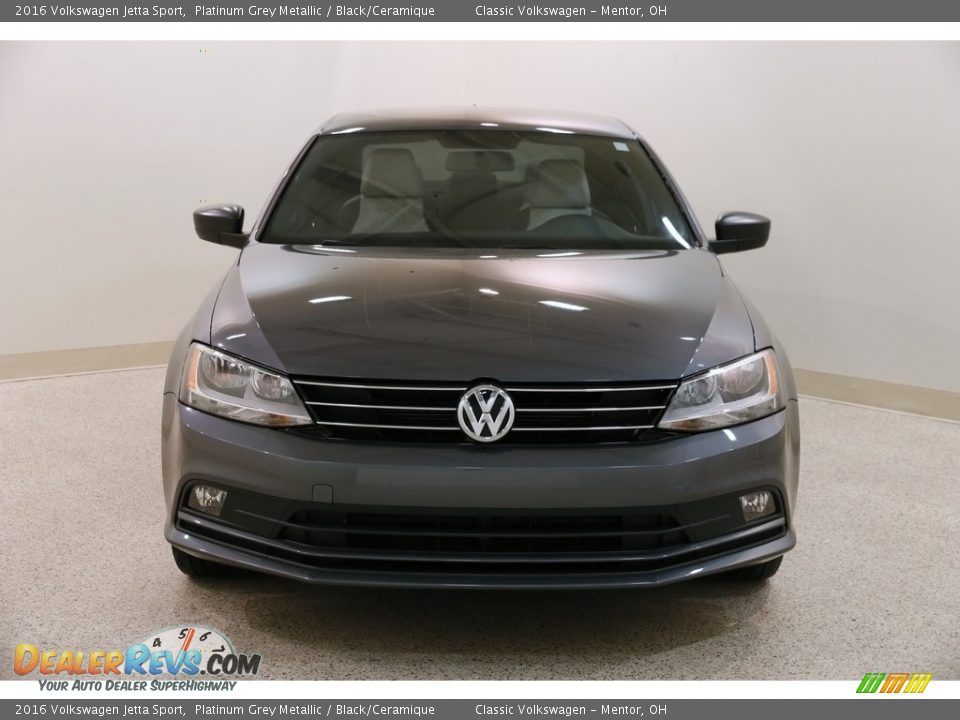 2016 Volkswagen Jetta Sport Platinum Grey Metallic / Black/Ceramique Photo #2