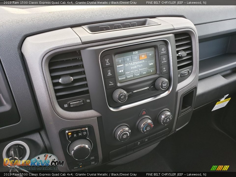 2019 Ram 1500 Classic Express Quad Cab 4x4 Granite Crystal Metallic / Black/Diesel Gray Photo #10