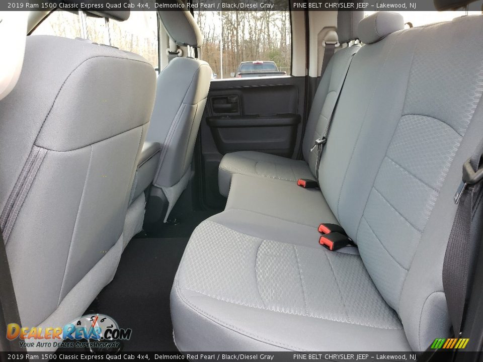 2019 Ram 1500 Classic Express Quad Cab 4x4 Delmonico Red Pearl / Black/Diesel Gray Photo #6