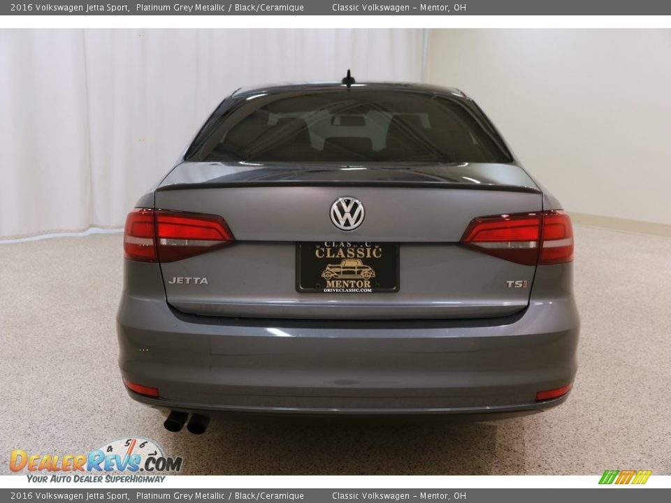 2016 Volkswagen Jetta Sport Platinum Grey Metallic / Black/Ceramique Photo #18