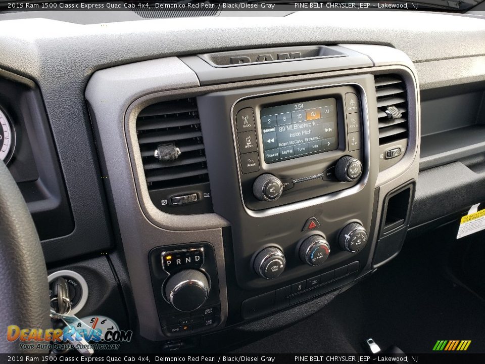 2019 Ram 1500 Classic Express Quad Cab 4x4 Delmonico Red Pearl / Black/Diesel Gray Photo #10
