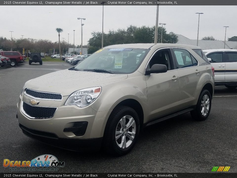 2015 Chevrolet Equinox LS Champagne Silver Metallic / Jet Black Photo #1
