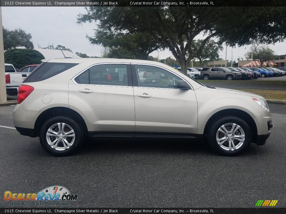 2015 Chevrolet Equinox LS Champagne Silver Metallic / Jet Black Photo #6