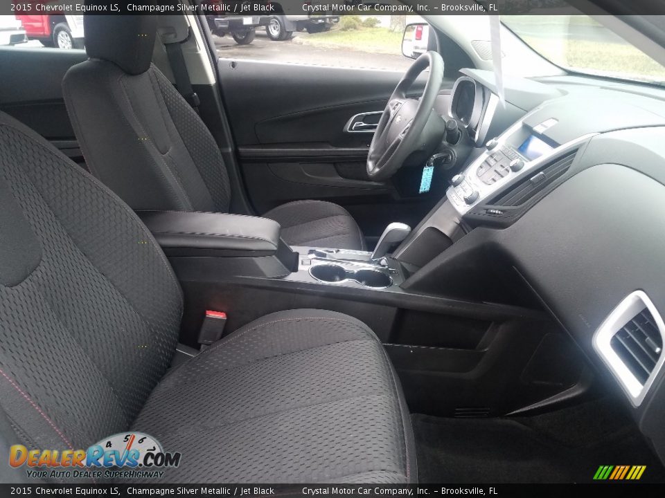 2015 Chevrolet Equinox LS Champagne Silver Metallic / Jet Black Photo #12