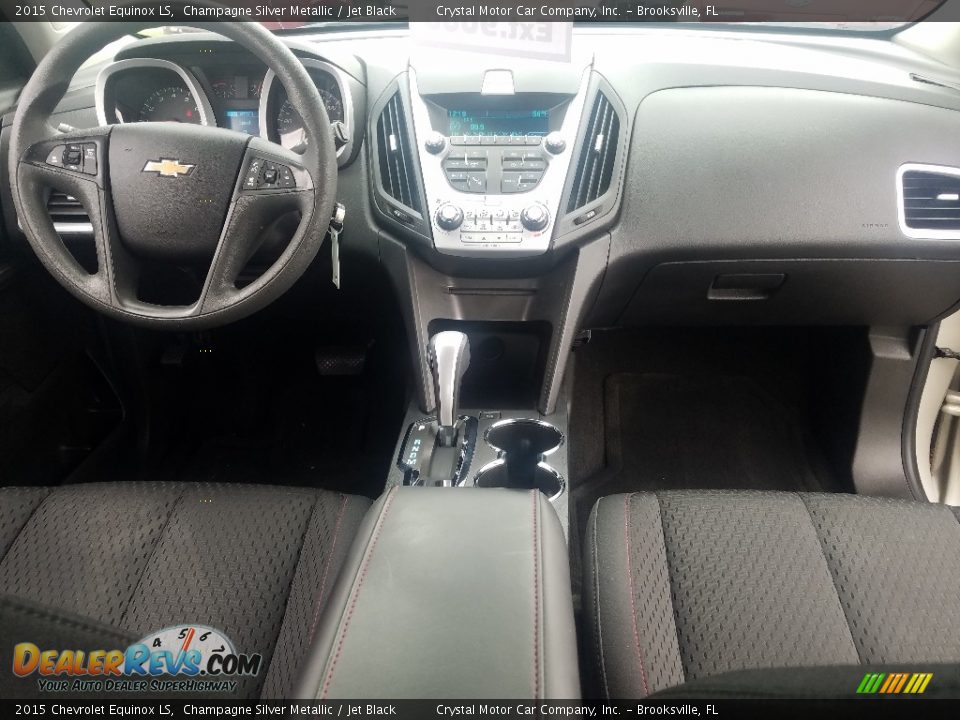 2015 Chevrolet Equinox LS Champagne Silver Metallic / Jet Black Photo #13