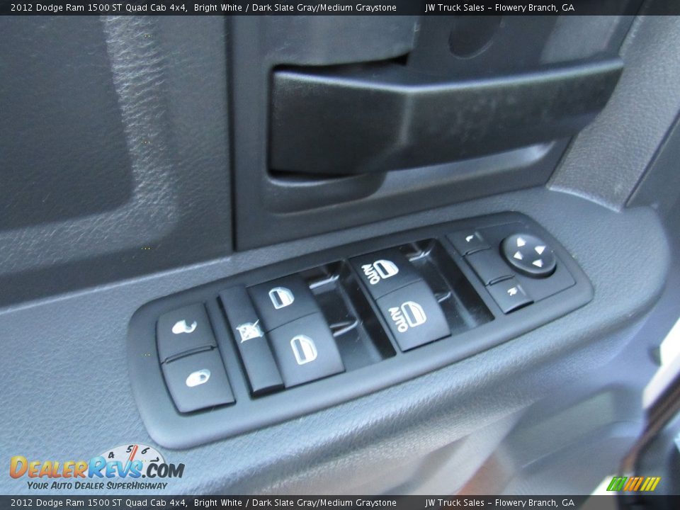 2012 Dodge Ram 1500 ST Quad Cab 4x4 Bright White / Dark Slate Gray/Medium Graystone Photo #14